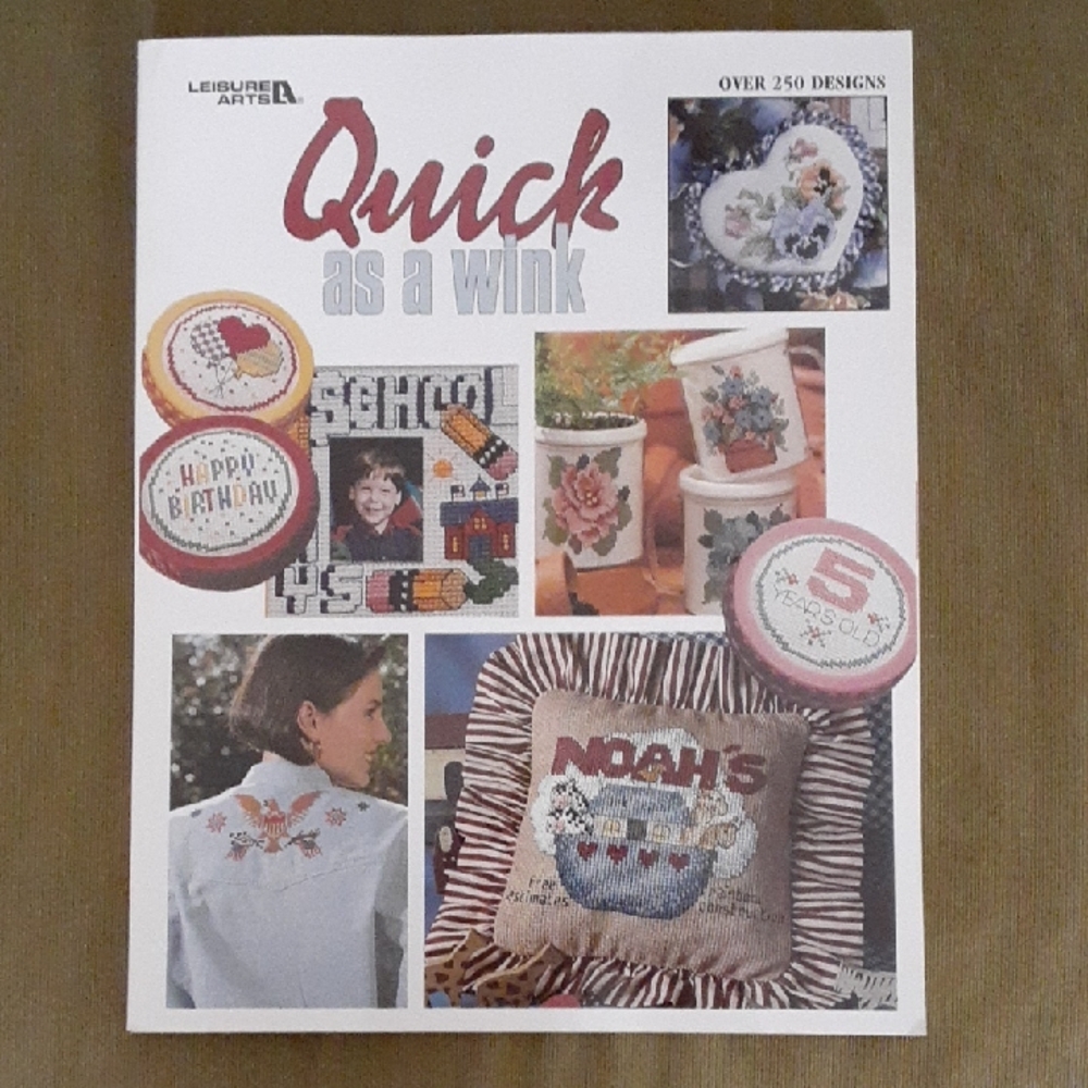 Quick as a Wink Cross Stitch Pattern Book